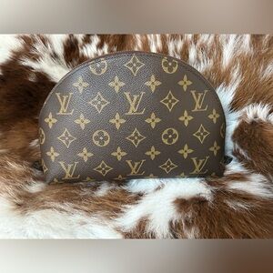 Louis Vuitton Trousse Demi Ronde cosmetic pouch